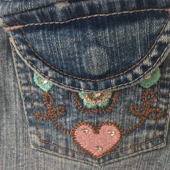 🆕Mudd Girls Size (4) Denim Skirt with Eyelet hem - Picture 3 of 7